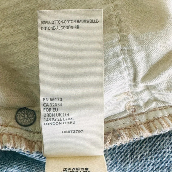 Free People We the Free Denim Shorts - Size 24 - Picture 12 of 12